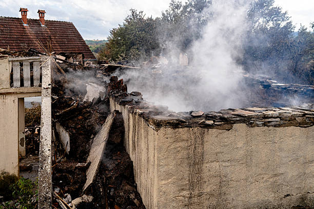 Professional Fire Damage Removal technician working in Clementon, NJ